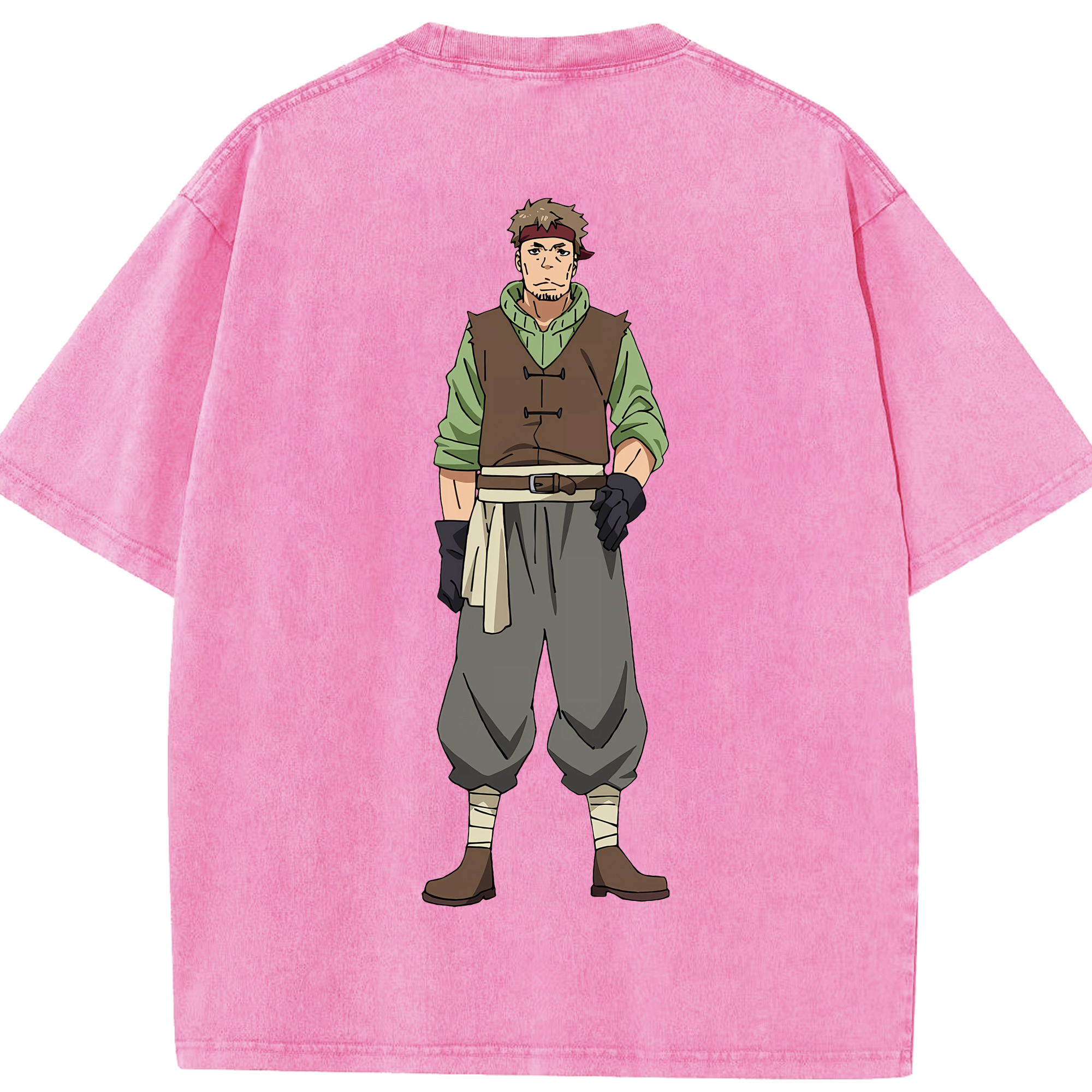 （画像用） 転スラ Regarding Reincarnated to Slime 綿100% ヴィンテージ風 半袖Tシャツ（背面プリント）
